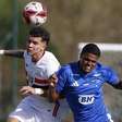 São Paulo arranca empate do Cruzeiro nos acréscimos pelo Brasileirão sub-20