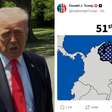 Trump posta imagem da Venezuela como parte dos Estados Unidos: '51º estado'