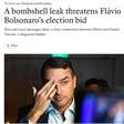 Imprensa internacional repercute áudios de Flávio Bolsonaro para Daniel Vorcaro