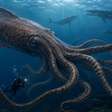 Nem baleias enormes, nem lulas gigantes: pesquisadores confirmam a existência de polvo imenso de 19 metros que dominou os oceanos