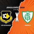 São Bernardo x América-MG: onde assistir, escalações e arbitragem