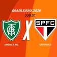 América-MG x São Paulo (Sub-20): onde assistir, escalações e arbitragem