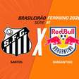 Santos x Red Bull Bragantino (Feminino): onde assistir, escalações e arbitragem
