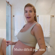 Na reta final da gravidez, Lore Improta choca web ao revelar quantos quilos ganhou