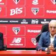 Dorival, do São Paulo, pede apoio da torcida para reconquistar confiança: "Recuperação rápida"