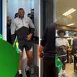 Após convocação inesperada, Weverton é recebido com aplausos, decoração e presente no Grêmio