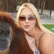 Virginia quebra o silêncio após polêmica de vídeo beijando macaco viralizar