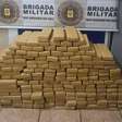 Homem é preso com 186 tijolos de maconha após perseguição em Santa Rosa