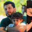 Murilo Huff mostra "figurinha rara" do filho com Marília Mendonça e emociona a web: 'Da Copa'