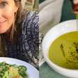 Essa sopa fácil de ervilha com batata-doce, feita rapidinho no liquidificador, virou minha melhor amiga neste frio: aprendi com Gisele Bündchen e estou viciado