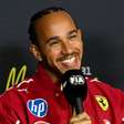 F1: Hamilton destaca evolução da Ferrari e clima de união na equipe