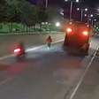 Gari é atropelado por moto em Arcoverde (PE) e sofre fratura exposta; veja vídeo
