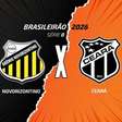 Novorizontino x Ceará: onde assistir, escalações, arbitragem