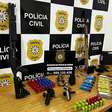 Arsenal é recolhido pela Polícia Civil na casa de suspeito de violência contra a mulher em Osório