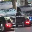 Xi Jinping viaja oficialmente em um SUV com teto anormalmente alto por um motivo simples: drones