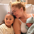 Lore Improta mostra primeiro encontro da filha Liz com irmão recém-nascido Levi