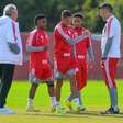 Internacional em preparação para jogo contra o Bragantino