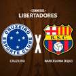 Cruzeiro x Barcelona de Guayaquil, AO VIVO, com a Voz do Esporte, às 20h