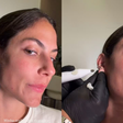 Mari Gonzalez mostra procedimento para fechar orelha rasgada: 'Achei que ia precisar de cirurgia'