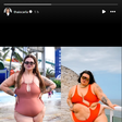 De maiô, Thais Carla impressiona com antes e depois após perder 101 kg: 'Diferença absurda'