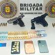 Disparos perto de evento resultam na apreensão de pistolas e munições no Litoral