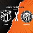Ceará x Operário-PR: onde assistir, escalações e arbitragem