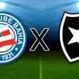 Bahia x Botafogo pelo Brasileirão: onde assistir ao vivo, horário e escalação