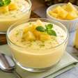 Mousse de abacaxi fit é o doce leve que surpreende pelo sabor