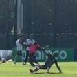 Entrada de Casemiro em Endrick repercute nas redes durante treino da Seleção