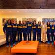 Seleção Italiana Feminina de Vôlei visita Embaixada da Itália em Brasília