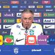 Ancelotti não revela escalação, mas diz que quer fazer testes na Seleção: 'Outra alternativa'