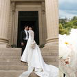 Renda francesa feita à mão, cristais e 640 horas de trabalho: o vestido de noiva de Elisa Zarzur para casar com Alexandre Negrão em Paris