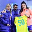 Duda Sampaio é homenageada por marca histórica na Seleção e reforça desejo de seguir no Corinthians