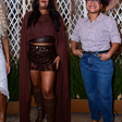 Renda, couro marrom, vestidos fluidos e botas western: +20 looks dos famosos no jantar do São João da Thay 2026