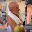 Presidente Lula treina sem camisa e exibe pernas musculosas 'Já fez seu exercício?'