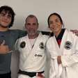 Ivete Sangalo surge de kimono e impressiona em treino com o filho, Marcelo: 'Faz tudo'