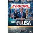Presidente da Fifa vira fantoche de Trump em capa de jornal francês