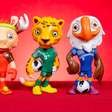 Mascotes da Copa do Mundo 2026: conheça os animais que representam as nações-sede
