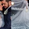Mangas longas, véu catedral e renda delicada: Luana Sales usa dois vestidos de noiva em casamento de R$ 500 mil com Sidney Sampaio