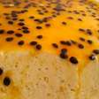 Mousse de maracujá com gelatina incolor