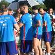 Croácia atrai multidão em primeiro treino nos Estados Unidos