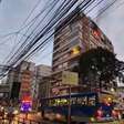 Apartamento pega fogo na Avenida Independência, em Porto Alegre