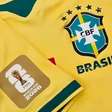 Brasil estreia na Copa com patch exclusivo para campeões mundiais no uniforme