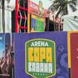 Copacabana vive clima de Copa e deve receber 10 mil para jogo de estreia