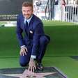 David Beckham ganha estrela na Calçada da Fama e comemora: 'Sempre fui um sonhador'