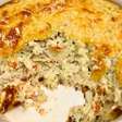 Torta de liquidificador de couve-flor, sem trigo: prática