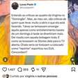 Virginia Fonseca reage após levar 'nota zero' por quadro no 'Domingão': 'Bobagem'