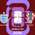Inglaterra x Croácia, AO VIVO, com comentários e estatísticas a partir das 16h