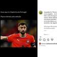 Irmã de CR7 curte postagem que corneta Bruno Fernandes após estreia de Portugal