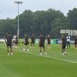 Seleção faz ajustes finais e trabalho físico na véspera do jogo com o Haiti pela Copa